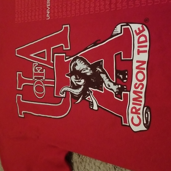 University of Alabama Crimson Tide large tee Jay tee shirt made in USA - Picture 3 of 4